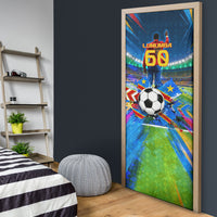 DR Congo Patrice Lumumba Door Cover Kinshasa Stadium Flag - King Of Kinshasa Football