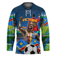 DR Congo Patrice Lumumba Hockey Jersey Kinshasa Stadium Flag - King Of Kinshasa Football