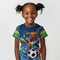 DR Congo Patrice Lumumba Kid T shirt Kinshasa Stadium Flag - King Of Kinshasa Football