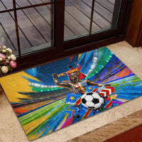 DR Congo Patrice Lumumba Rubber Doormat Kinshasa Stadium Flag - King Of Kinshasa Football