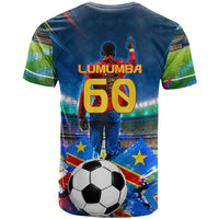 DR Congo Patrice Lumumba T shirt Kinshasa Stadium Flag - King Of Kinshasa Football