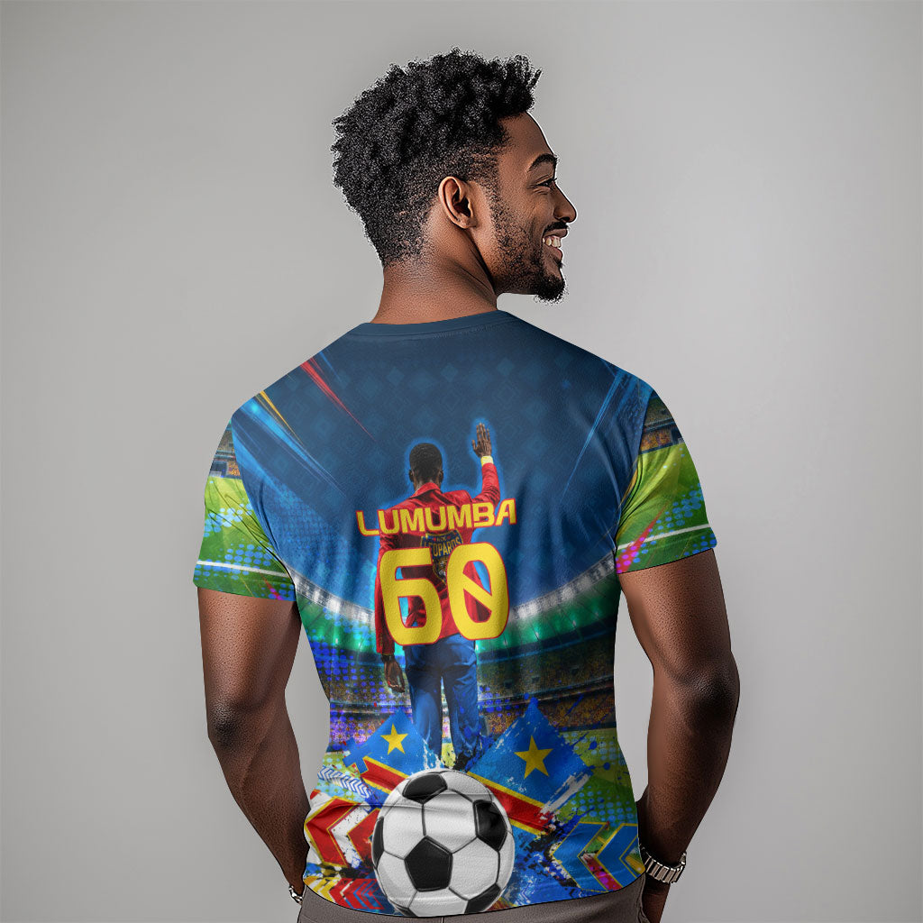 DR Congo Patrice Lumumba T shirt Kinshasa Stadium Flag - King Of Kinshasa Football