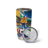 DR Congo Patrice Lumumba Tumbler Cup Kinshasa Stadium Flag - King Of Kinshasa Football