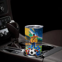 DR Congo Patrice Lumumba Tumbler Cup Kinshasa Stadium Flag - King Of Kinshasa Football
