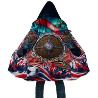 Norway Football Viking Row Cloak Viking Shield Aurora Borealis Dynamic Art