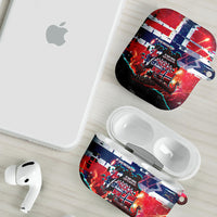 Norway Football Viking Row AirPods Case Flag Nordic Footballer - If We Win Lets Do It