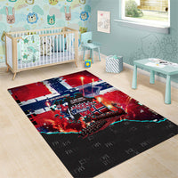 Norway Football Viking Row Area Rug Flag Nordic Footballer - If We Win Lets Do It