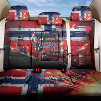 Norway Football Viking Row Back Car Seat Cover Flag Nordic Footballer - If We Win Lets Do It