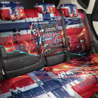 Norway Football Viking Row Back Car Seat Cover Flag Nordic Footballer - If We Win Lets Do It