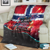 Norway Football Viking Row Blanket Flag Nordic Footballer - If We Win Lets Do It