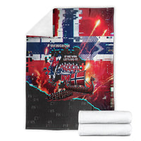Norway Football Viking Row Blanket Flag Nordic Footballer - If We Win Lets Do It