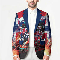 Norway Football Viking Row Blazer Flag Nordic Footballer - If We Win Lets Do It