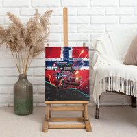 Norway Football Viking Row Canvas Wall Art Flag Nordic Footballer - If We Win Lets Do It
