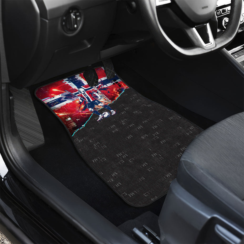 Norway Football Viking Row Car Mats Flag Nordic Footballer - If We Win Lets Do It