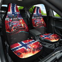 Norway Football Viking Row Car Seat Cover Flag Nordic Footballer - If We Win Lets Do It
