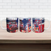 Norway Football Viking Row Ceramic Mug Flag Nordic Footballer - If We Win Lets Do It