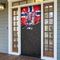 Norway Football Viking Row Door Cover Flag Nordic Footballer - If We Win Lets Do It