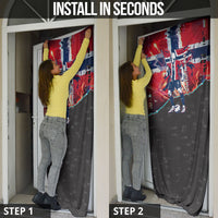 Norway Football Viking Row Door Cover Flag Nordic Footballer - If We Win Lets Do It