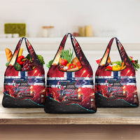 Norway Football Viking Row Grocery Bag Flag Nordic Footballer - If We Win Lets Do It