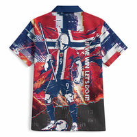 Norway Football Viking Row Hawaiian Shirt Flag Nordic Footballer - If We Win Lets Do It