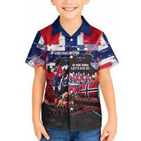 Norway Football Viking Row Hawaiian Shirt Flag Nordic Footballer - If We Win Lets Do It