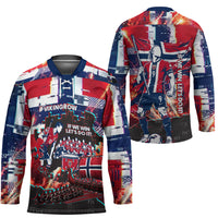 Norway Football Viking Row Hockey Jersey Flag Nordic Footballer - If We Win Lets Do It