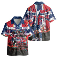 Norway Football Viking Row Kid Hawaiian Shirt Flag Nordic Footballer - If We Win Lets Do It