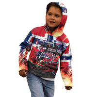 Norway Football Viking Row Kid Hoodie Flag Nordic Footballer - If We Win Lets Do It