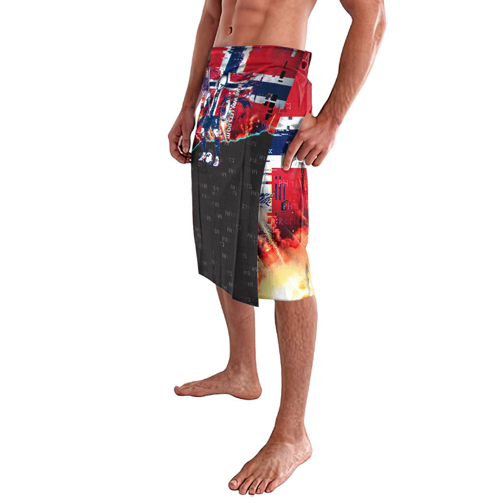 Norway Football Viking Row Lavalava Flag Nordic Footballer - If We Win Lets Do It