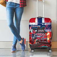 Norway Football Viking Row Luggage Cover Flag Nordic Footballer - If We Win Lets Do It