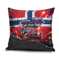 Norway Football Viking Row Pillow Cover Flag Nordic Footballer - If We Win Lets Do It