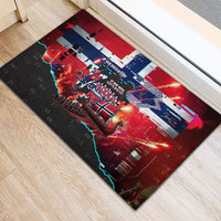 Norway Football Viking Row Rubber Doormat Flag Nordic Footballer - If We Win Lets Do It