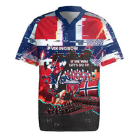 Norway Football Viking Row Rugby Jersey Flag Nordic Footballer - If We Win Lets Do It