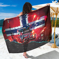 Norway Football Viking Row Sarong Flag Nordic Footballer - If We Win Lets Do It
