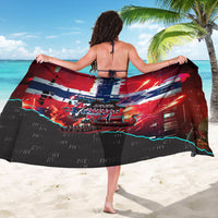 Norway Football Viking Row Sarong Flag Nordic Footballer - If We Win Lets Do It
