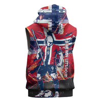 Norway Football Viking Row Sleeveless Hoodie Flag Nordic Footballer - If We Win Lets Do It