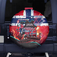 Norway Football Viking Row Spare Tire Cover Flag Nordic Footballer - If We Win Lets Do It