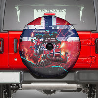 Norway Football Viking Row Spare Tire Cover Flag Nordic Footballer - If We Win Lets Do It
