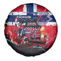 Norway Football Viking Row Spare Tire Cover Flag Nordic Footballer - If We Win Lets Do It
