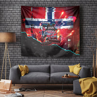 Norway Football Viking Row Tapestry Flag Nordic Footballer - If We Win Lets Do It