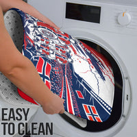 Norway Football From The Fjords To The World Bathroom Set Viking Shield Paint Splatter Soccer Team