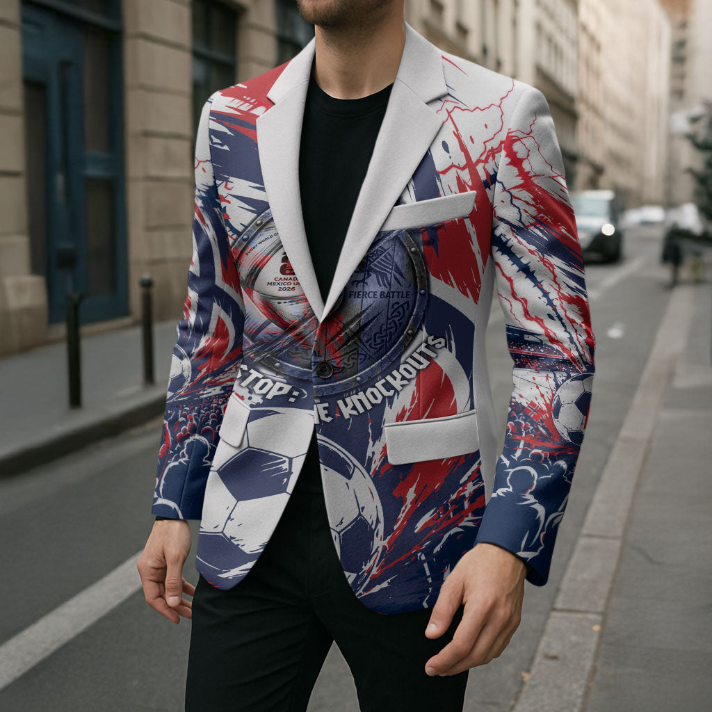 Norway Football From The Fjords To The World Blazer Viking Shield Paint Splatter Soccer Team