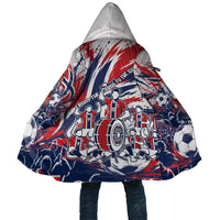 Norway Football From The Fjords To The World Cloak Viking Shield Paint Splatter Soccer Team