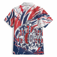Norway Football From The Fjords To The World Hawaiian Shirt Viking Shield Paint Splatter Soccer Team