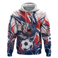 Norway Football From The Fjords To The World Hoodie Viking Shield Paint Splatter Soccer Team