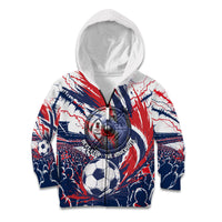 Norway Football From The Fjords To The World Kid Hoodie Viking Shield Paint Splatter Soccer Team