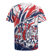Norway Football From The Fjords To The World Rugby Jersey Viking Shield Paint Splatter Soccer Team