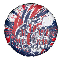 Norway Football From The Fjords To The World Spare Tire Cover Viking Shield Paint Splatter Soccer Team