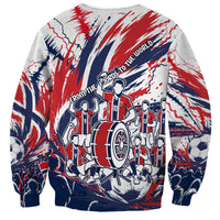Norway Football From The Fjords To The World Sweatshirt Viking Shield Paint Splatter Soccer Team