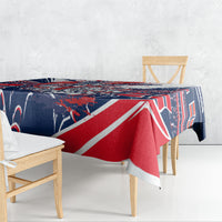 Norway Football From The Fjords To The World Tablecloth Viking Shield Paint Splatter Soccer Team